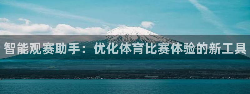 苹果手机体感游戏有哪些:智能观赛助手:优化体育比赛体验的新工